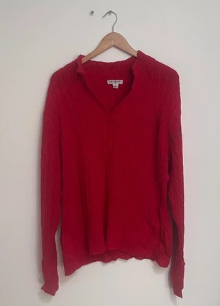 Pull en maille col V Vintage dressing rouge - XL Femme, marque: Vintage Dressing, état: Très bon état, taille: XL / 42 / 14, 6,00 €, 7,00 € Protection acheteurs incluse