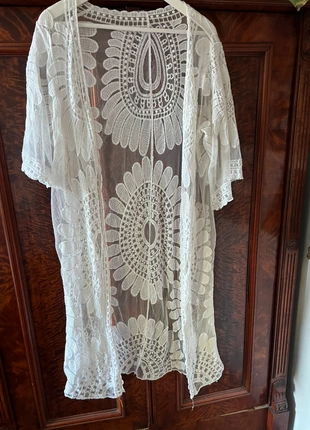 White Lace Beach Coverup, marque: Thailand, état: Très bon état, taille: L / 40 / 12, 2,00 €, 2,80 € Protection acheteurs incluse