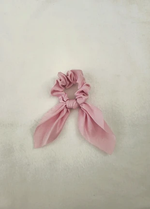 Magnifique chouchou avec noeud rose clair, estado: Muito bom, €3.00, €3.85 inclui Proteção do Comprador Pro