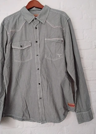 Herenhemd van Edc Brand vintagelook, merk: EDC Brand, staat: Heel goed, maat: XL, € 25,00, € 26,95 inclusief Kopersbescherming