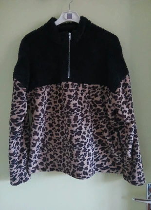 Polaire léopard 🐆, état: Neuf sans étiquette, taille: XL / 42 / 14, 9,50 €, 10,68 € Protection acheteurs incluse