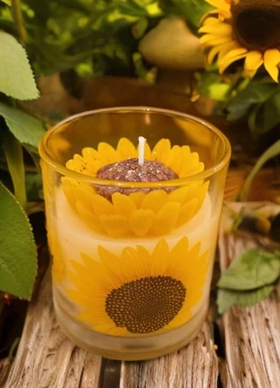 Handmade Sunflower Soya Candle, brand: Soya, condition: New without tags, £7.00, £8.05 includes Buyer Protection