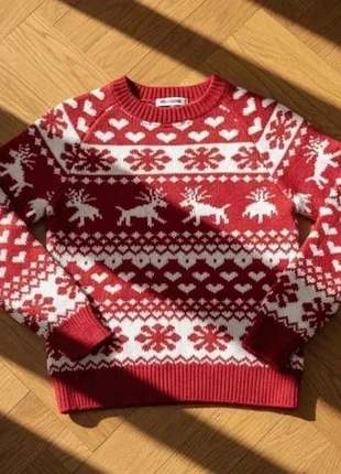 Pull femme rouge “Renne & Flocons” Taille M –, brand: Montfleur Studio, condizioni: Ottime, taglia: M / IT 42 / EU 38, €49.90, €53.10 include la Protezione acquisti