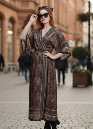 Abito lungo Indie maniche 3/4 leggero morbido comodo 💥💥, brand: Indie, condizioni: Buone, taglia: M / IT 42 / EU 38, €9.00, €10.15 include la Protezione acquisti