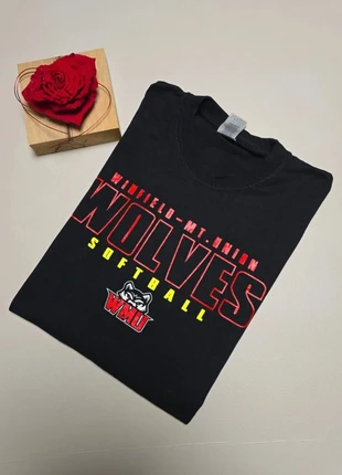 tee shirt noir homme gildan loup - Taille M #T08, merk: Gildan, staat: Heel goed, maat: M, € 6,00, € 7,00 inclusief Kopersbescherming