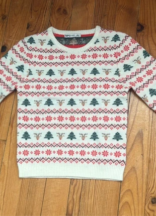 Pull de Noël, marque: NPO Kid, état: Très bon état, taille: 8 ans / 128 cm, 4,00 €, 4,90 € Protection acheteurs incluse
