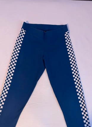 Legging de pyjamas bleu marine avec bande blanche en coton Undiz, merk: Undiz, staat: Heel goed, maat: M / 38 / 10, € 6,00, € 7,00 inclusief Kopersbescherming