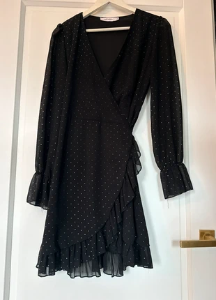 Ambika feestjurk maat M – zwart met subtiele glittersteentjes, marque: AMBIKA, état: Bon état, taille: M / 38 / 10, 4,00 €, 4,90 € Protection acheteurs incluse