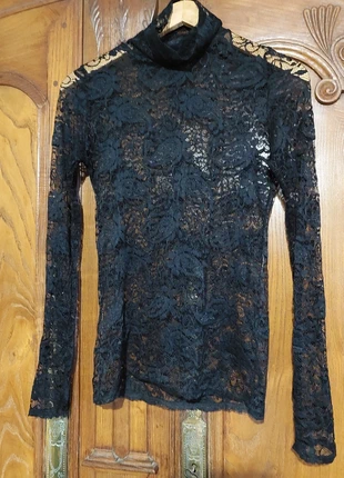 Pull dentelle col roulé, marke: sans marque, zustand: Neu, größe: M / 38 / 10, 9,00 €, 10,15 € inklusive Vinted-Käuferschutz