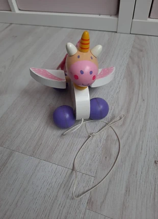 Jeux à tirer en bois licorne, marca: Tobar, estado: Bom, tamanho: 6-9 meses / 68 cm, €3.00, €3.85 inclui Proteção do Comprador