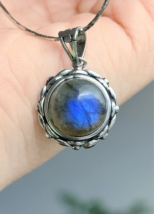 Pendentif labradorite simple et, brand: labradorite, condition: Very good, €12.00, €13.30 includes Buyer Protection Pro