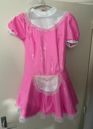 Robe soubrette vinyle rose, marque: iEFiEL, état: Très bon état, taille: M / 38 / 10, 10,00 €, 11,20 € Protection acheteurs incluse