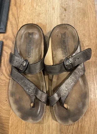 Mephisto Gold Sandals/Flipflops 37, brand: Mephisto, condition: Good, size: 4, £10.00, £11.20 includes Buyer Protection