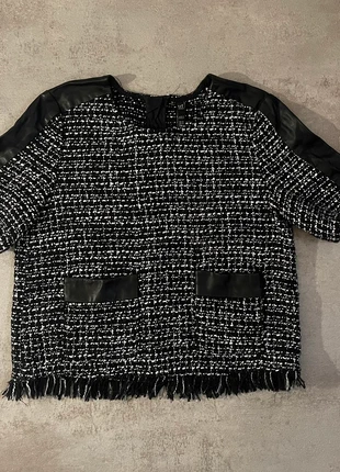 T-shirt cuire - Taille S, brand: TRF collection, condition: Very good, size: S / 36 / 8, €9.63, €10.81 includes Buyer Protection