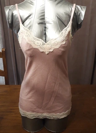 Top pailleté esprit lingerie 34 36, marque: Tezenis, état: Très bon état, taille: XS / 34 / 6, 3,00 €, 3,85 € Protection acheteurs incluse