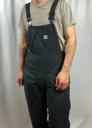 Salopette Carhartt Noir Workwear, marque: Carhartt, état: Bon état, taille: S, 49,99 €, 53,19 € Protection acheteurs (Pro) incluse