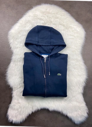 Pull Gilet à Capuche avec Zip Lacoste Bleu Marine Taille XS, brand: Lacoste, condition: Very good, size: XS, €45.00, €47.95 includes Buyer Protection
