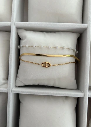 Bracelet acier inoxydable, marca: Boutique Parisienne, estado: Novo com etiquetas, €12.00, €13.30 inclui Proteção do Comprador Pro