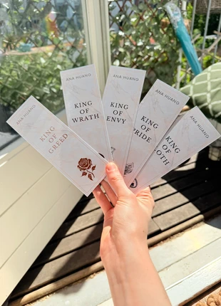 Kings of Sin Ana Huang - waterproof boekenlegger set van 5, marca: FairyLoot, estado: Muy bueno, 9,95 €, 11,15 € Protección al comprador incluida