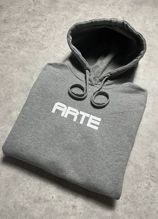 Pull Sweat à capuche Arte gris logo brodé blanc-Taille XS, marca: Arte, estado: Muy bueno, tamaño: XS, 48,00 €, 51,10 € Protección al comprador incluida