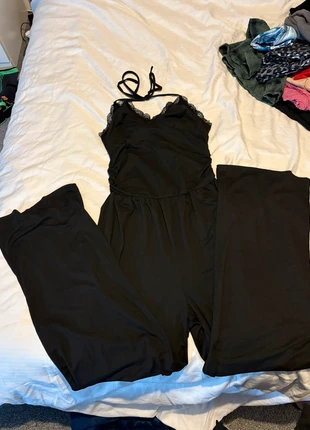 Black halter neck jumpsuit, brand: Shein, condition: New without tags, size: S / UK 8-10, £4.00, £4.90 includes Buyer Protection