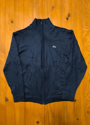 Vest, zip Lacoste - Homme - Logo brodé - Marine - Taille M - Laine, brand: Lacoste, condition: Very good, size: M, €34.99, €37.44 includes Buyer Protection