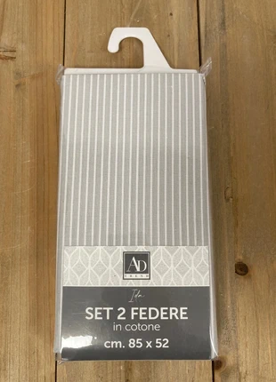 Set 2 federe in cotone - Art. 79876, marca: Ad Trend, estado: Nuevo con etiquetas, tamaño: Matrimonio (120-140 x 190-200 cm), 5,00 €, 5,95 € Protección al comprador Pro incluida