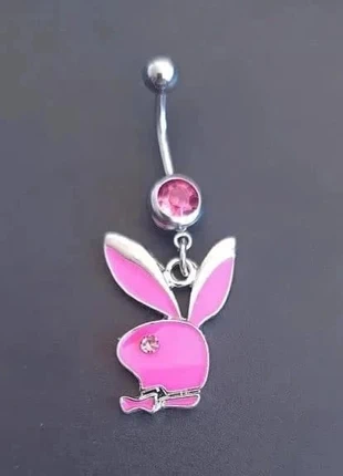 Piercing Nombril Lapin Playboy Acier Inoxydable Strass Diamant Pendentif Éclat (12), brand: Playboy, condition: Very good, €7.97, €9.07 includes Buyer Protection
