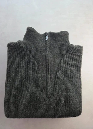 Pull Barbour Tyne demi‑zip 100% laine vierge (XL), brand: Barbour, condition: Very good, size: XL, €55.00, €58.45 includes Buyer Protection