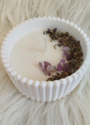 Vela de soja aromática handmade lavanda/amatista, brand: CositasdeLittle, condizioni: Nuovo con cartellino, €9.00, €10.15 include la Protezione acquisti