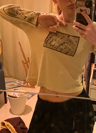 Vintage long sleeve shirt, merk: Metty, staat: Goed, maat: XS / 34 / 6, € 11,00, € 12,25 inclusief Kopersbescherming