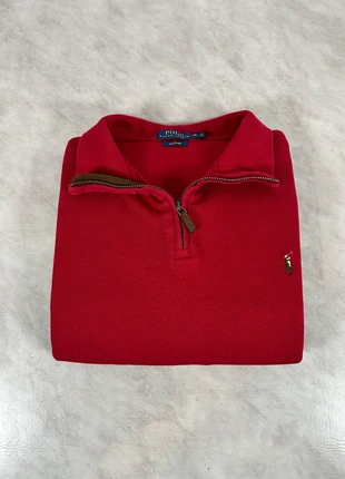 Polo Ralph Lauren quart-zip rouge col camionneur XL homme premium Code 345, marke: Ralph Lauren, zustand: Sehr gut, größe: XL, 49,00 €, 52,15 € beinhaltet Vinted-Käuferschutz Pro
