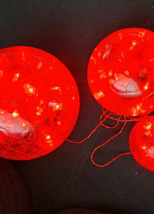 Lampe boules lumineuses rouges LED, brand: lealight, condizioni: Ottime, €19.00, €20.65 include la Protezione acquisti