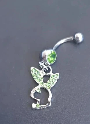 Bijoux Corps Nombril Piercing Lapin Diamant Vert + Argent Vert Playboy (11), brand: Playboy, condition: New with tags, €7.97, €9.07 includes Buyer Protection