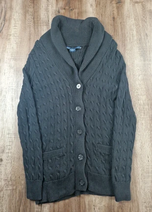 Gilet torsadé col châle noir Ralph Lauren Sport taille L, brand: Ralph Lauren Sport, condizioni: Ottime, taglia: L / IT 44 / EU 40, €25.00, €26.95 include la Protezione acquisti Pro