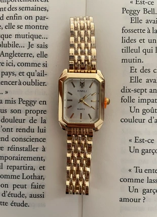 Montre à quartz pour femme blanche et dorée, marca: Quartz, estado: Novo com etiquetas, tamanho: Tamanho único, €7.00, €8.05 inclui Proteção do Comprador