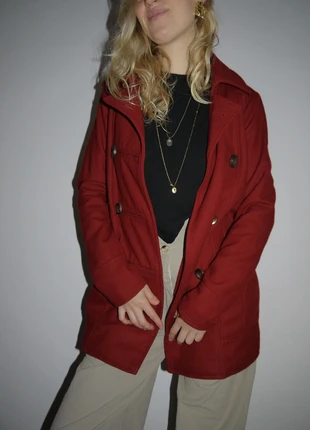 Manteau en laine rouge, marque: Vintage Dressing, état: Très bon état, taille: XS / 34 / 6, 35,00 €, 37,45 € Protection acheteurs incluse