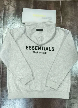 grey unisex hoodie essentials size L, brand: Essentials, condition: New with tags, size: L, $40.91, $43.66 includes Buyer Protection