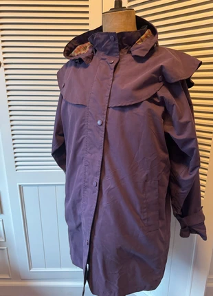 Veste imperméable MONGO violette doublée à carreaux – capuche – taille S, marque: mongo, état: Bon état, taille: S / 36 / 8, 12,00 €, 13,30 € Protection acheteurs incluse