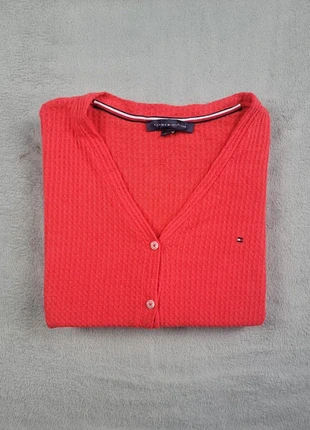 Cardigan Tommy Hilfiger Taille L Rouge Femme Coton Très Bon État #218, merk: Tommy Hilfiger, staat: Heel goed, maat: L / 40 / 12, € 14,99, € 16,44 inclusief Kopersbescherming Pro