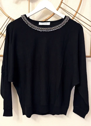 Pull-over Noir femme, brand: Promod, condition: Very good, size: XS / 34 / 6, €6.00, €7.00 includes Buyer Protection