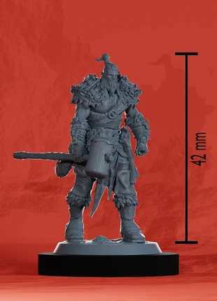 Miniature dnd - guerrier orc - figurine à peindre pour jeux de rôle diorama et wargames, marke: D&D, zustand: Sehr gut, 4,50 €, 5,43 € beinhaltet Vinted-Käuferschutz Pro