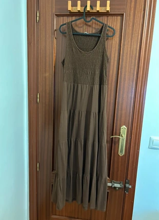 vestido marrón, marca: Stradivarius, estado: Muito bom, tamanho: L / 40 / 12, €6.00, €7.00 inclui Proteção do Comprador