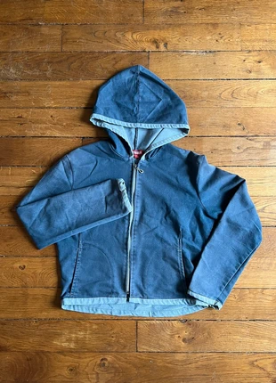 Gilet vintage Y2K en jean à fermeture éclair Jennyfer, marque: Jennyfer, état: Très bon état, taille: M / 38 / 10, 8,00 €, 9,10 € Protection acheteurs incluse