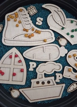 Sinterklaas set Vulvorm, vulvormen hout thema sensory - sensorisch, marque: Sensory, état: Très bon état, taille: Taille unique, 12,95 €, 14,30 € Protection acheteurs (Pro) incluse