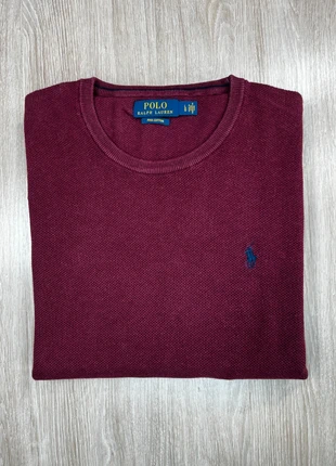 Beau pull sweat col rond Polo Ralph Lauren L Pima Cotton bordeau crewneck TBE, marque: Polo Ralph Lauren, état: Très bon état, taille: L, 50,00 €, 53,20 € Protection acheteurs (Pro) incluse