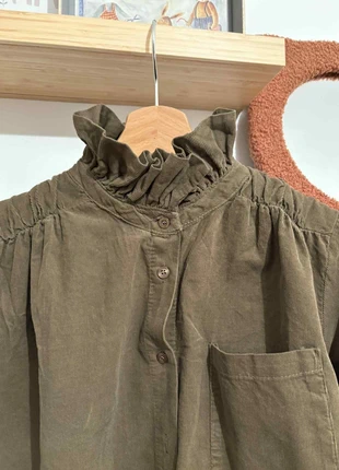 Chemise en velours kaki Intuition, marque: Intuition, état: Neuf avec étiquette, taille: Taille unique, 44,00 €, 46,90 € Protection acheteurs incluse