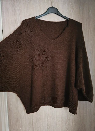 💞Joli pull doux oversize manches 3/4 chauve souris - Taille unique - Made in ltaly💞, merk: Boutique Parisienne, staat: Heel goed, maat: XL / 42 / 14, € 29,00, € 31,15 inclusief Kopersbescherming Pro