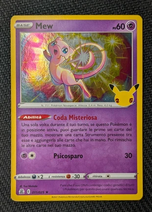 Carta Mew 011/025, marke: Pokémon, zustand: Sehr gut, 4,50 €, 5,43 € inklusive Vinted-Käuferschutz