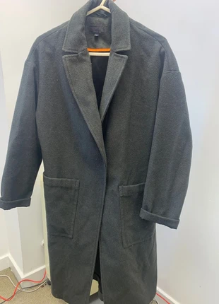 Size 10 Topshop Green Long WoolCoat, brand: Topshop, condition: Very good, size: S / UK 8-10, £5.00, £5.95 includes Buyer Protection